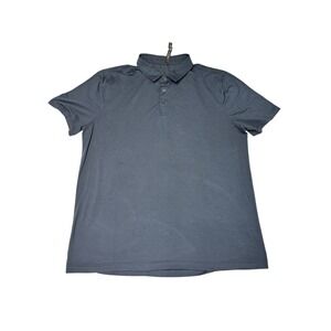 Lululemon XXL Mens Polo Shirt Gray Performance Athletic Training Golf‎